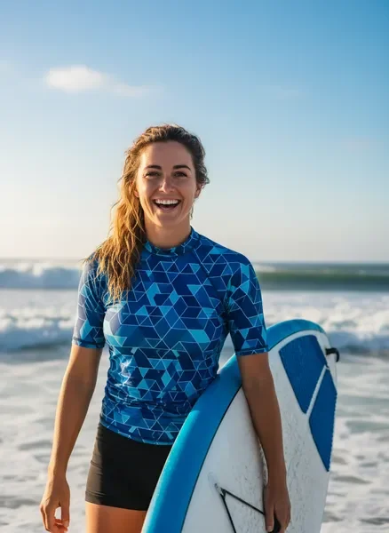 מדריכת גלישה מוסמכת